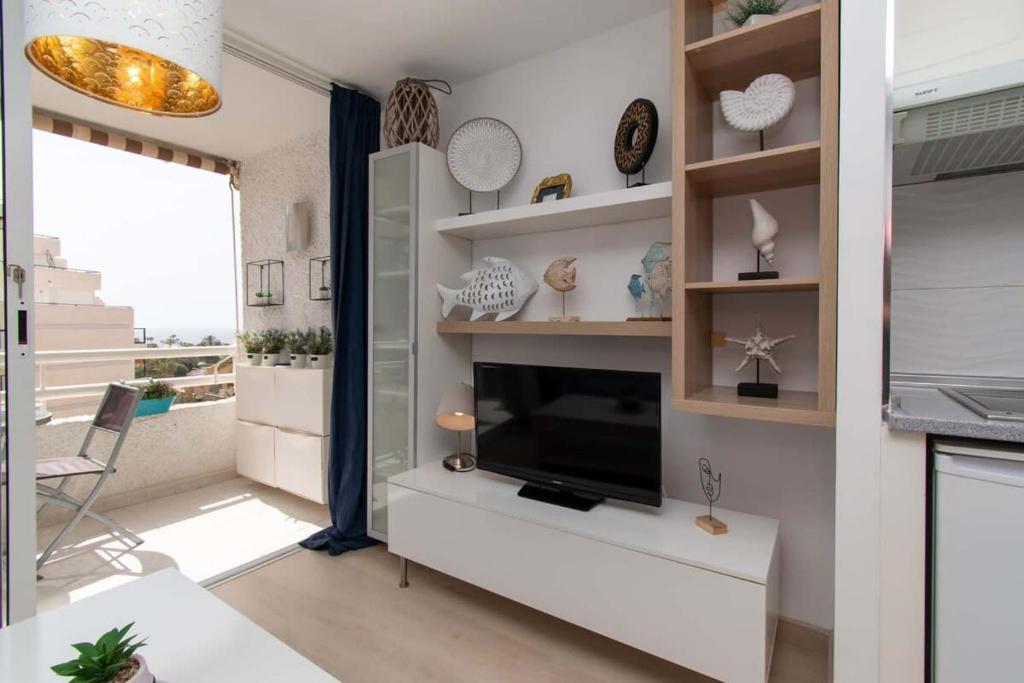 Kuchyň nebo kuchyňský kout v ubytování Borinquen 1 - Studio with amazing sea and pool views