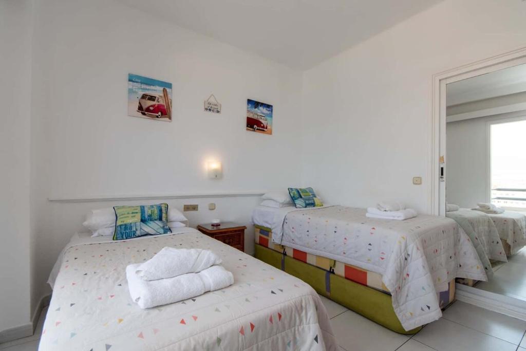 Posteľ alebo postele v izbe v ubytovaní Club Atlantis 89 - Two Bed