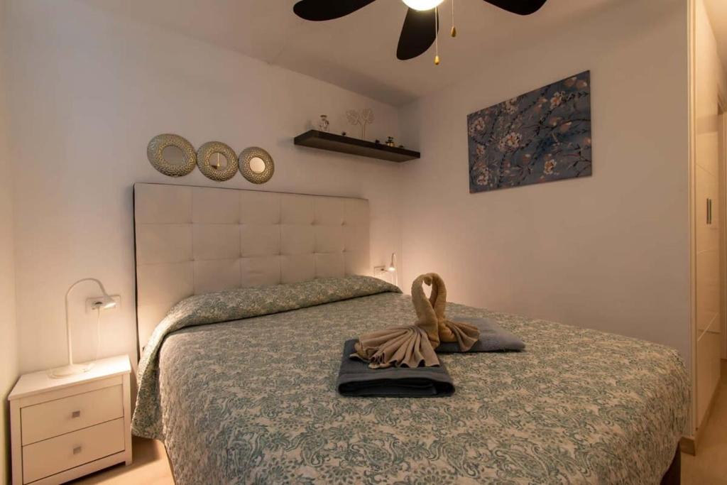 Postel nebo postele na pokoji v ubytování Borinquen 1 - Studio with amazing sea and pool views