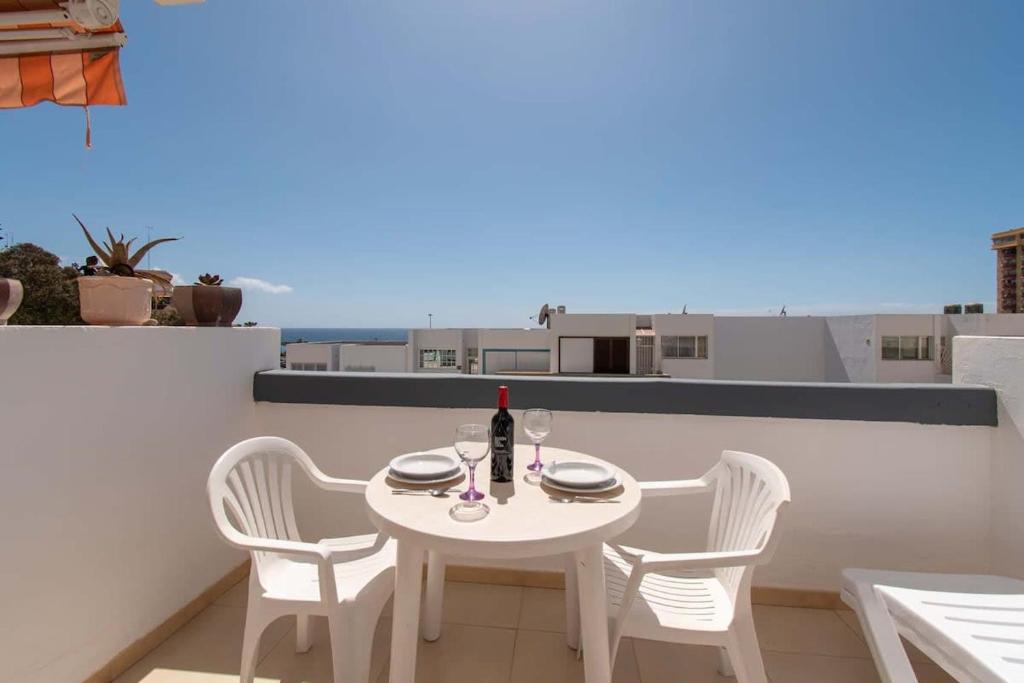 Balkón nebo terasa v ubytování Azahara Playa 46 - One Bed