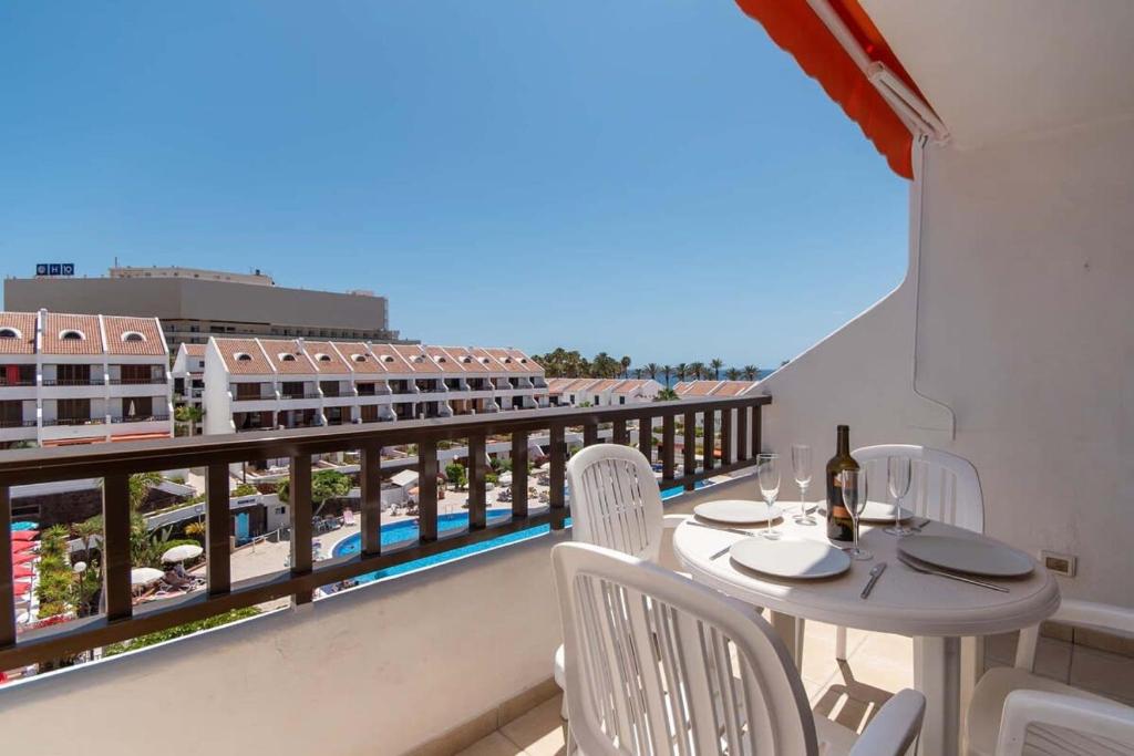 A balcony or terrace at Parque Santiago I 242 - One Bed