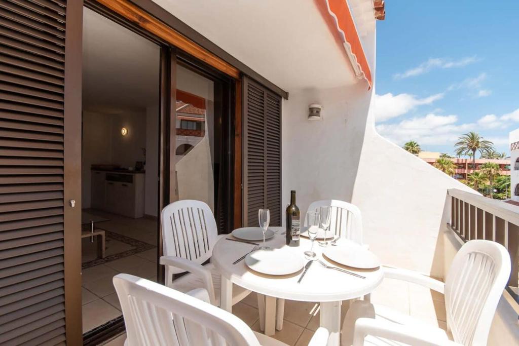 A balcony or terrace at Parque Santiago I 242 - One Bed