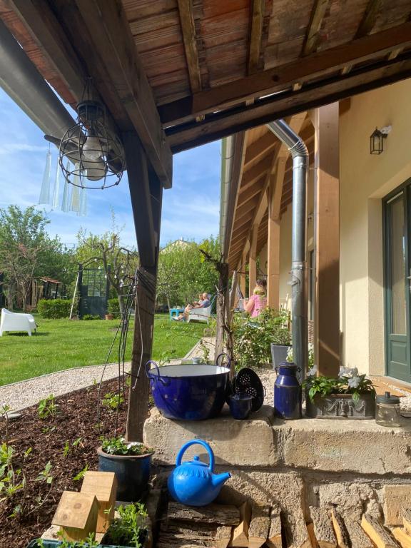 Zahrada ubytování B&B by Mo