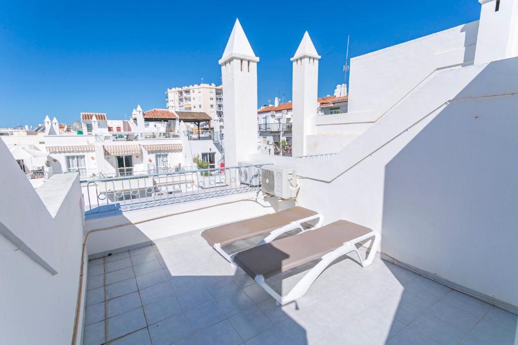 Balkon lub taras w obiekcie Canovas Nerja - Casa adosada con piscina Los Huertos 6