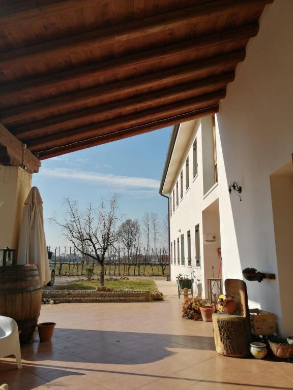 Balkón nebo terasa v ubytování Agriturismo Al Botteniga