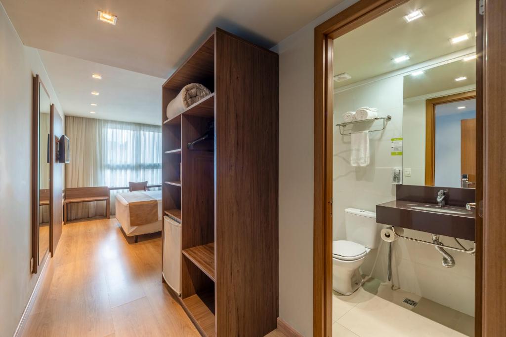 Koupelna v ubytování Hotel Laghetto Vivace