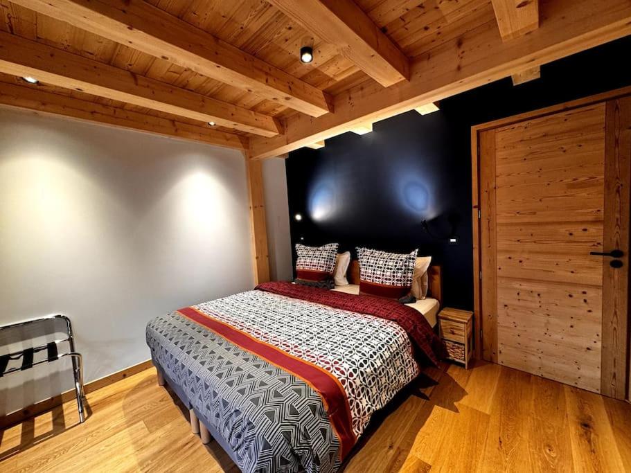 Postel nebo postele na pokoji v ubytování Appartement Chez Francois