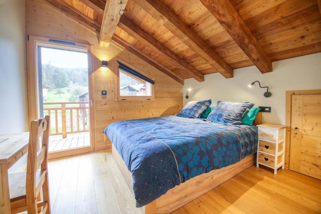 Postel nebo postele na pokoji v ubytování Appartement Chez Francois