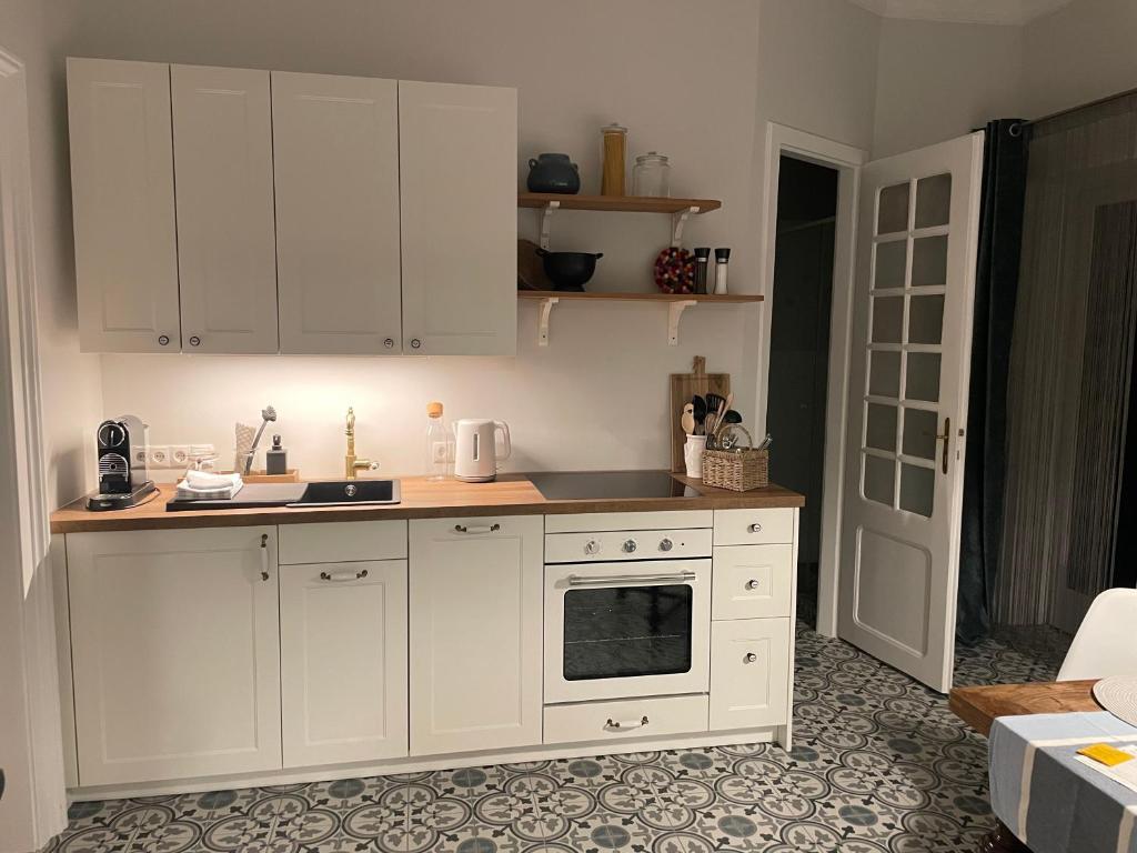 Kuchyň nebo kuchyňský kout v ubytování Kerschbaumer.Apartments