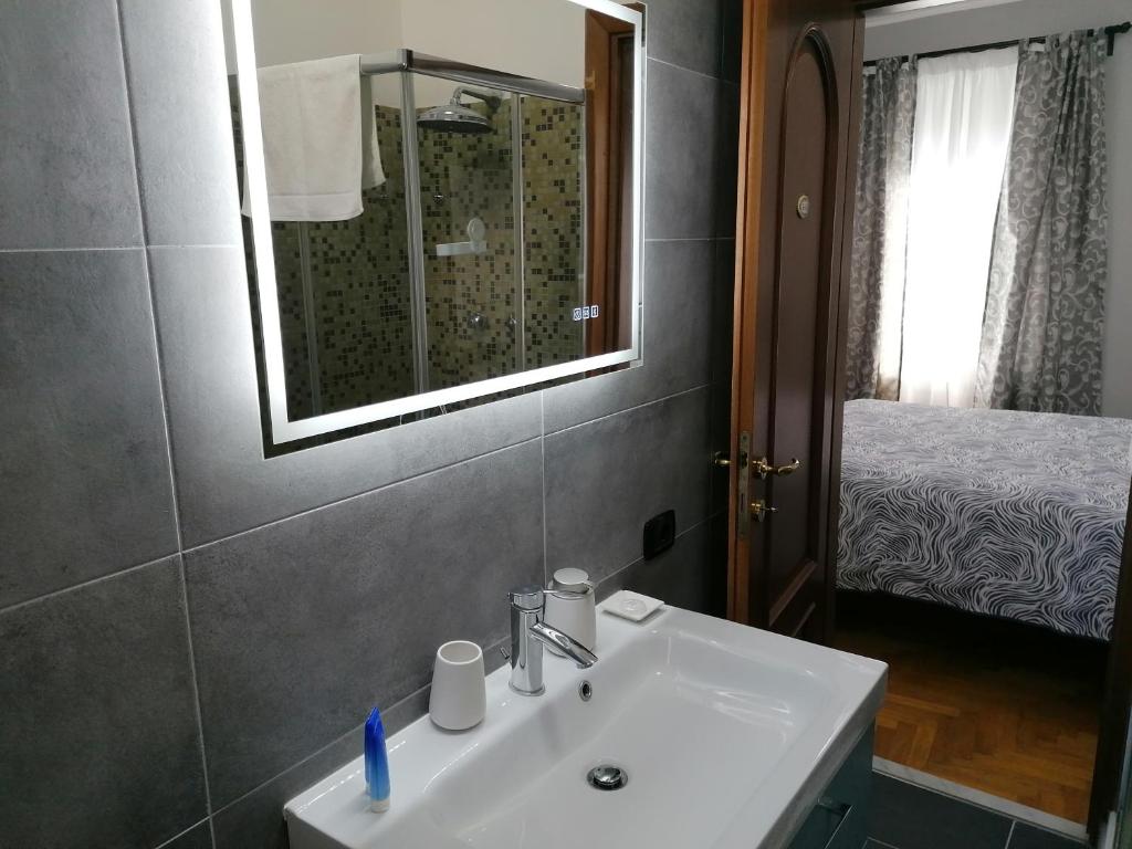 A bed or beds in a room at Il Melangolo