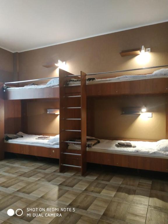 Postel nebo postele na pokoji v ubytování Yurus Hostel