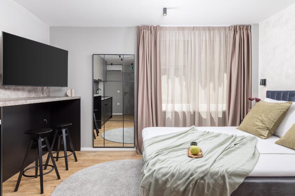 Molo Longo - Central Apartments & Rooms - Deluxe Studio -Fiorella La Guardije 13街，5楼
