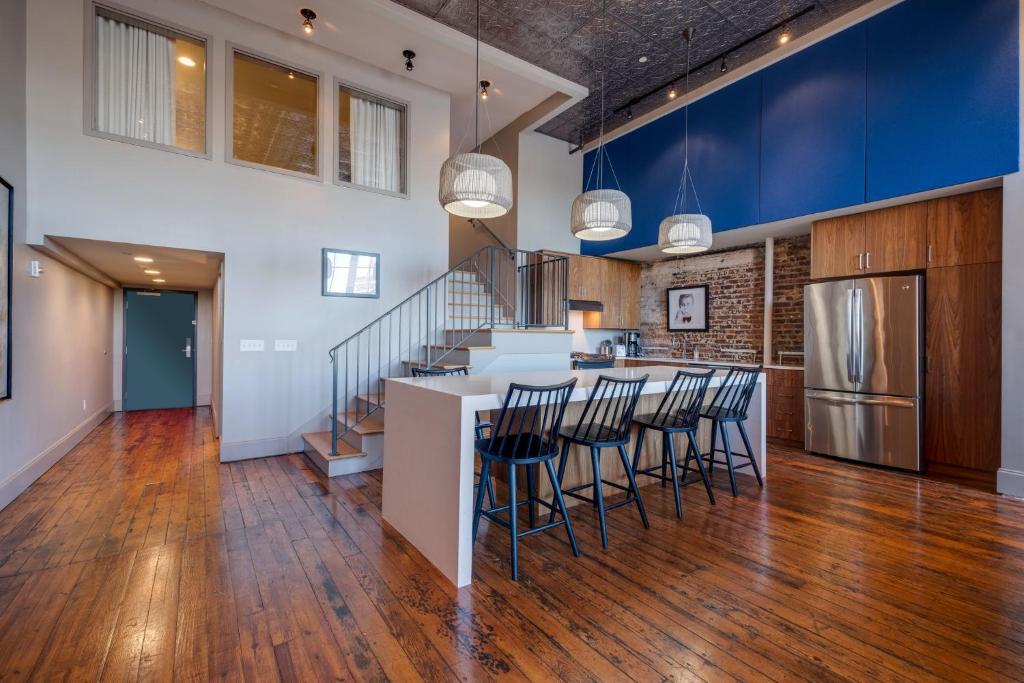 Nashville Riverfront Lofts - Downtown Historic Loft Con Vista Sul Fiume - Unità 5