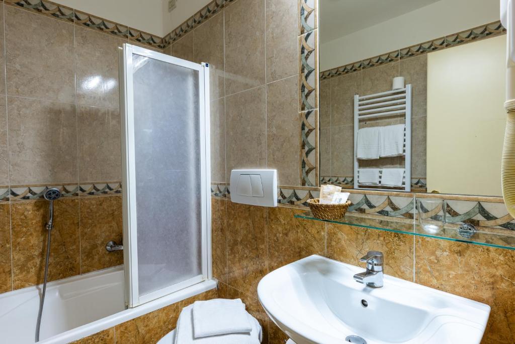 Koupelna v ubytování Hotel Il Mercante di Venezia