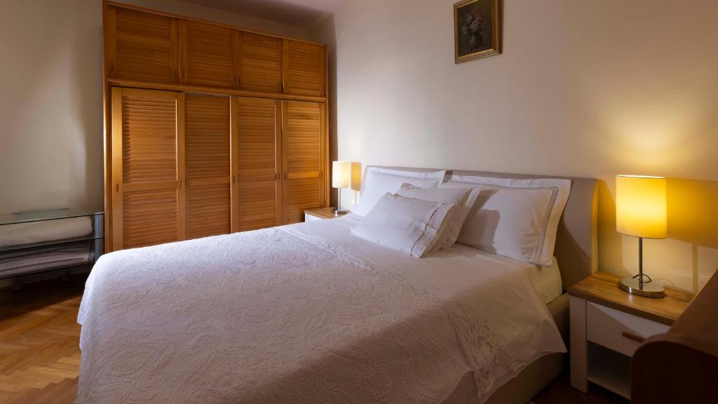 Posteľ alebo postele v izbe v ubytovaní Apartment Golden Creek Magic View