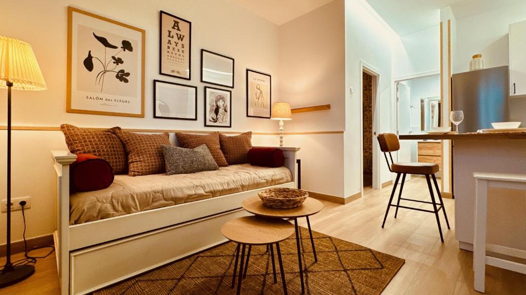 Posezení v ubytování Click&Guest - Modern and Luxury Flat B in Telde