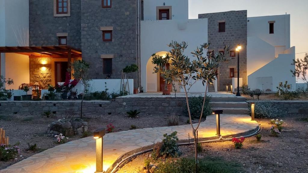 Zahrada ubytování Villa Patmos Netia - Location Xoxlakas