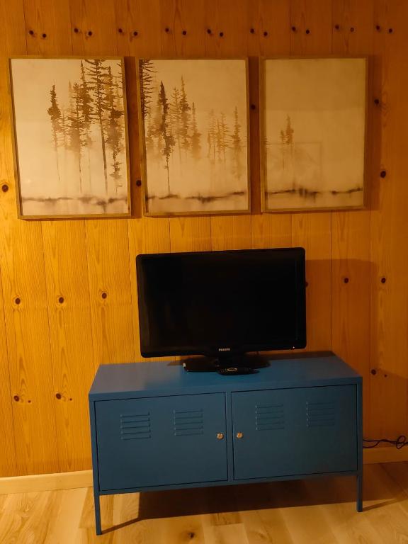 TV a/nebo společenská místnost v ubytování Appartamento Arcade