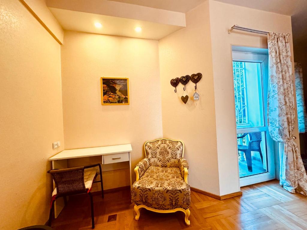 Posezení v ubytování Sky Guest House