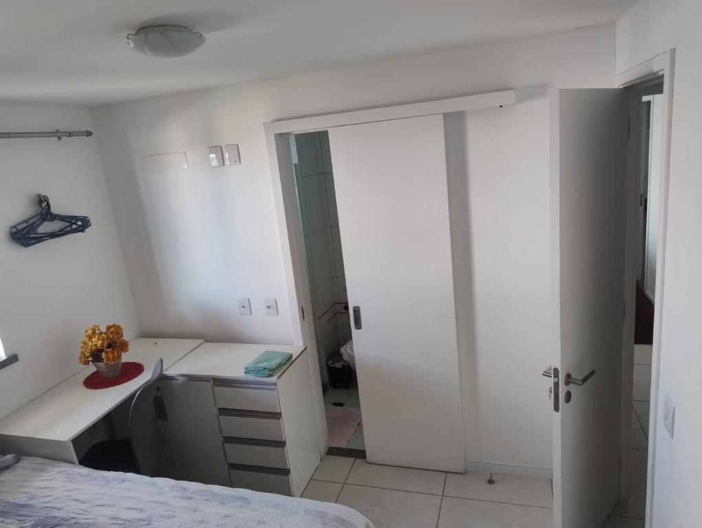 Postel nebo postele na pokoji v ubytování Quartos - Cíntia