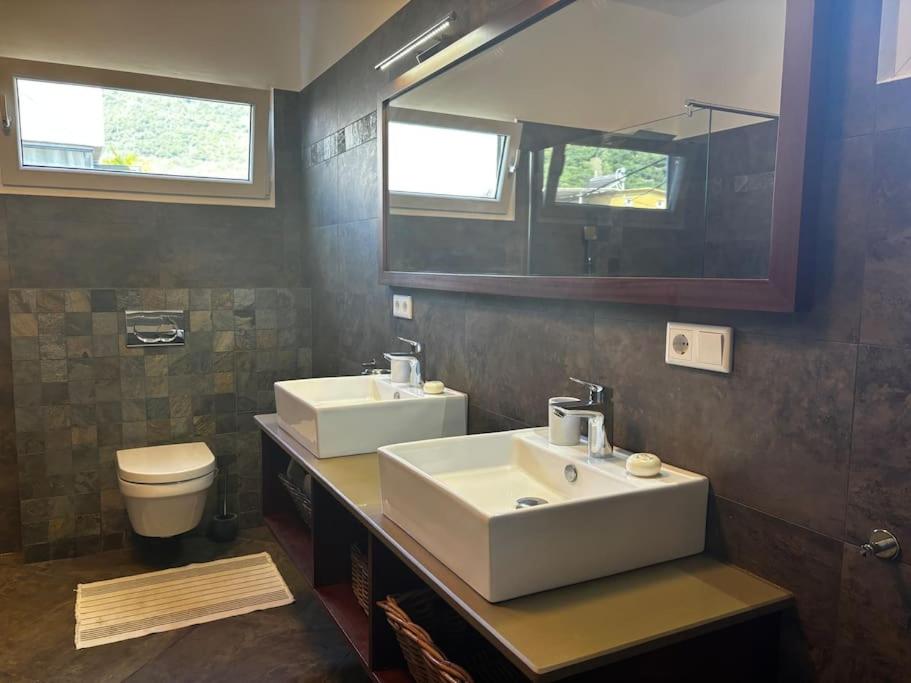 Koupelna v ubytování Appartement Clostelle