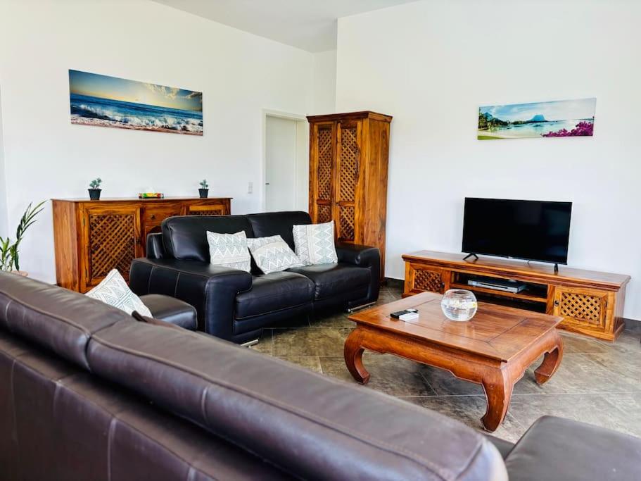 TV a/nebo společenská místnost v ubytování Appartement Clostelle
