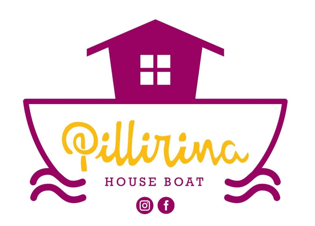 a logo of a house in a shield with the words culling house boat at Pillirina House-boat in Marzamemi