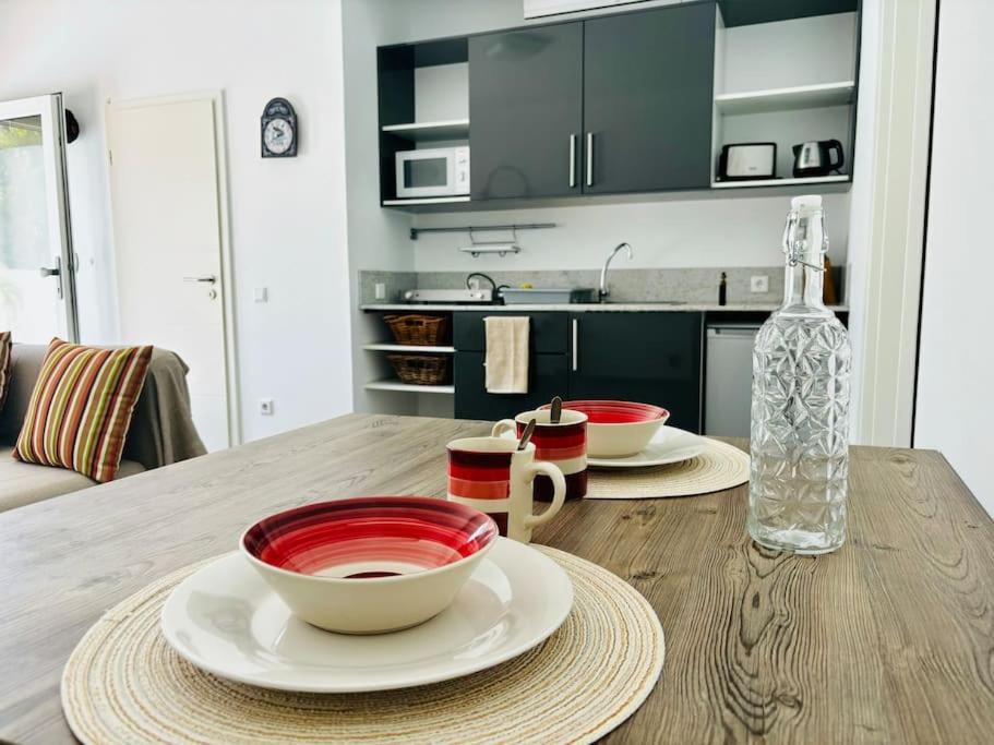 Kuchyň nebo kuchyňský kout v ubytování Appartement Coco