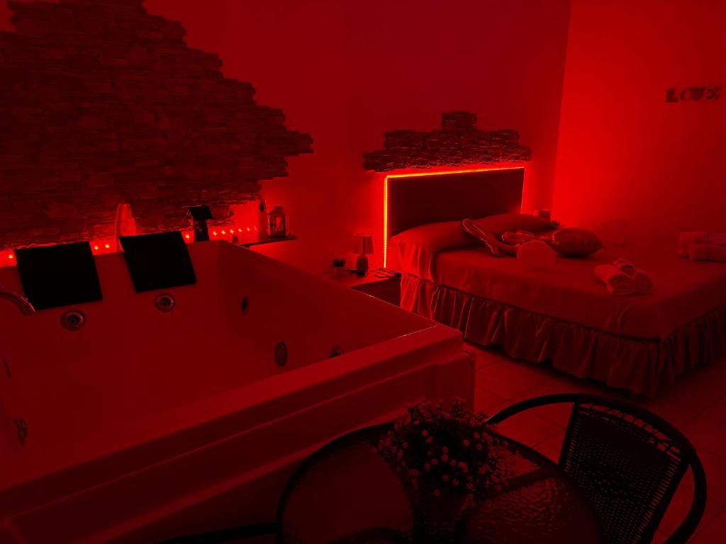 TV a/nebo společenská místnost v ubytování Dolce Notte