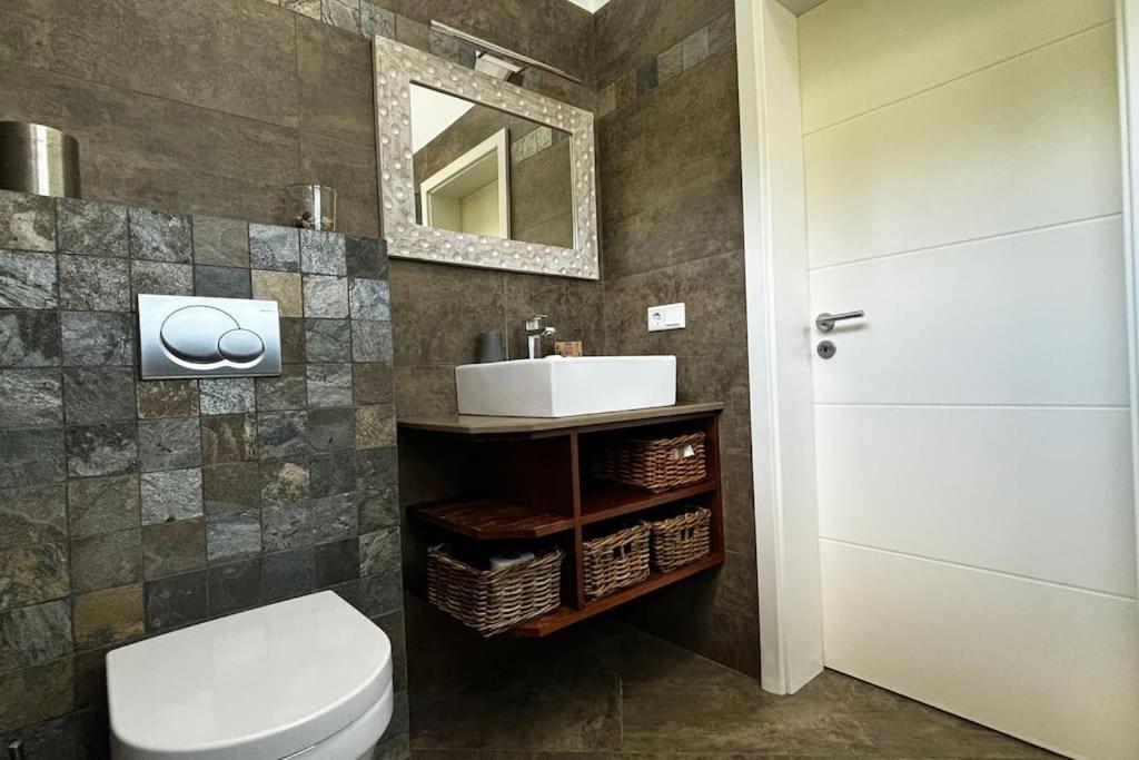 Koupelna v ubytování Appartement Coco