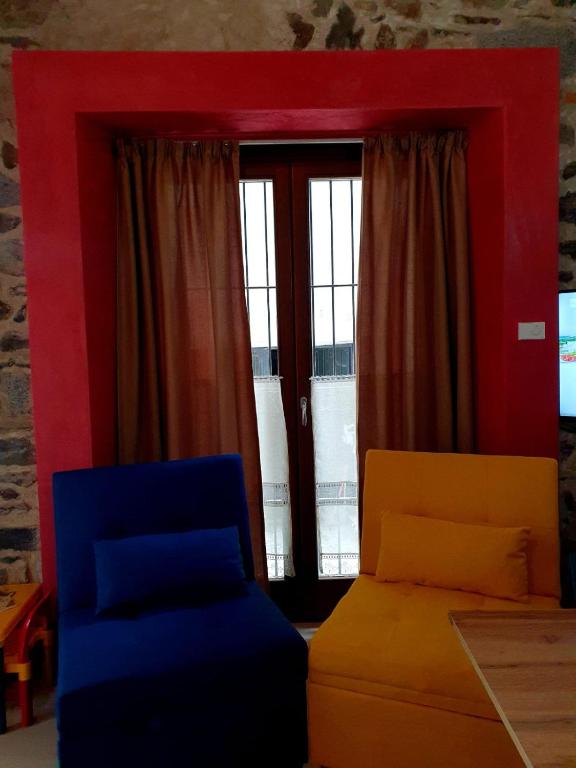Posezení v ubytování Vivere a Colori bilocale