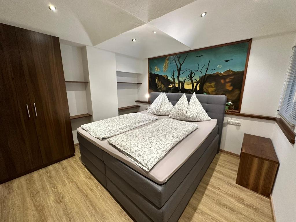 Postel nebo postele na pokoji v ubytování Appartement Kramerhaus