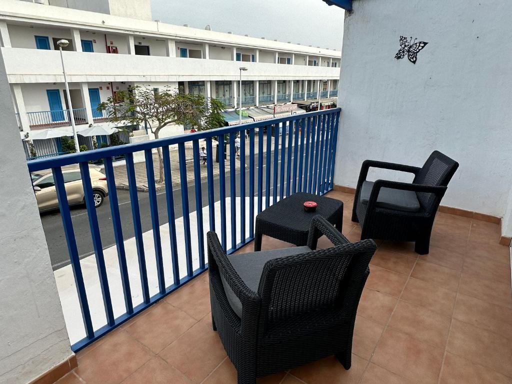 A balcony or terrace at Apartamento Olivin