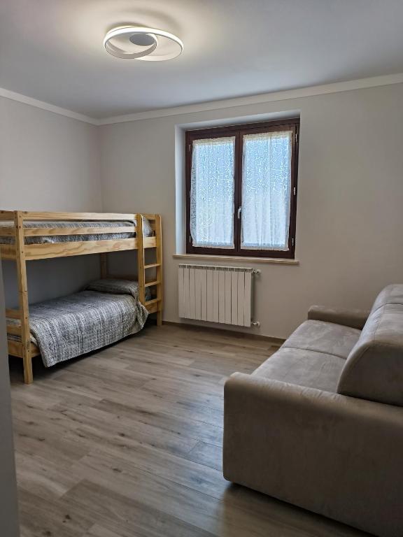 Postel nebo postele na pokoji v ubytování Casa di Sabrina