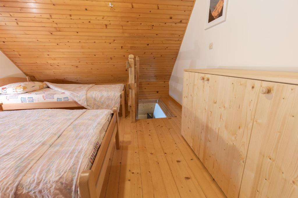 Postel nebo postele na pokoji v ubytování Metoja