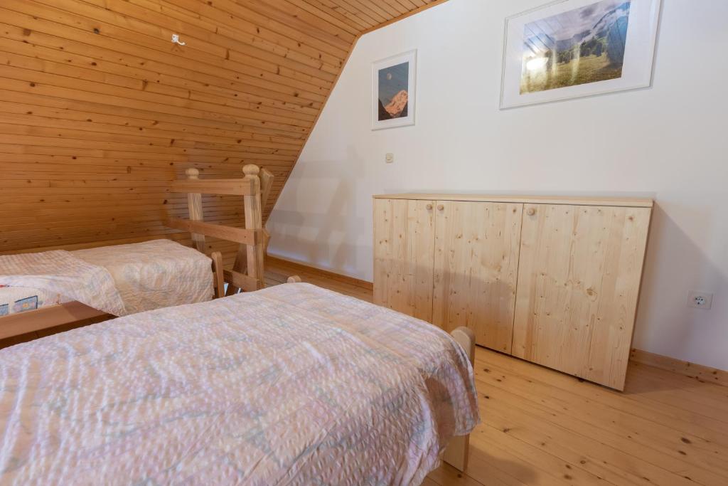 Postel nebo postele na pokoji v ubytování Metoja