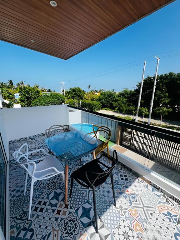 Balkón nebo terasa v ubytování AzulRest Casa de Verano