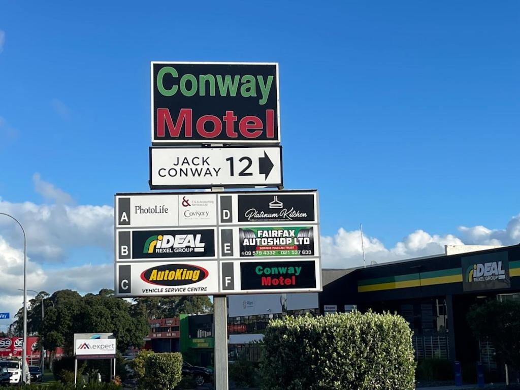 Certifikát, hodnocení, plakát nebo jiný dokument vystavený v ubytování Conway Motel Manukau