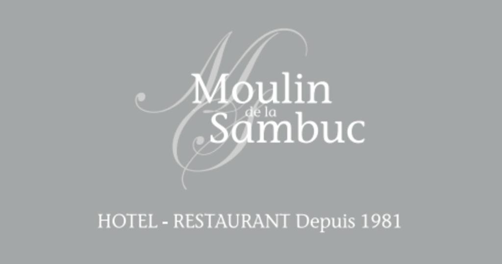 ein Logo für ein Restaurant in Samburu in der Unterkunft Moulin de la Sambuc in Saint-Zacharie