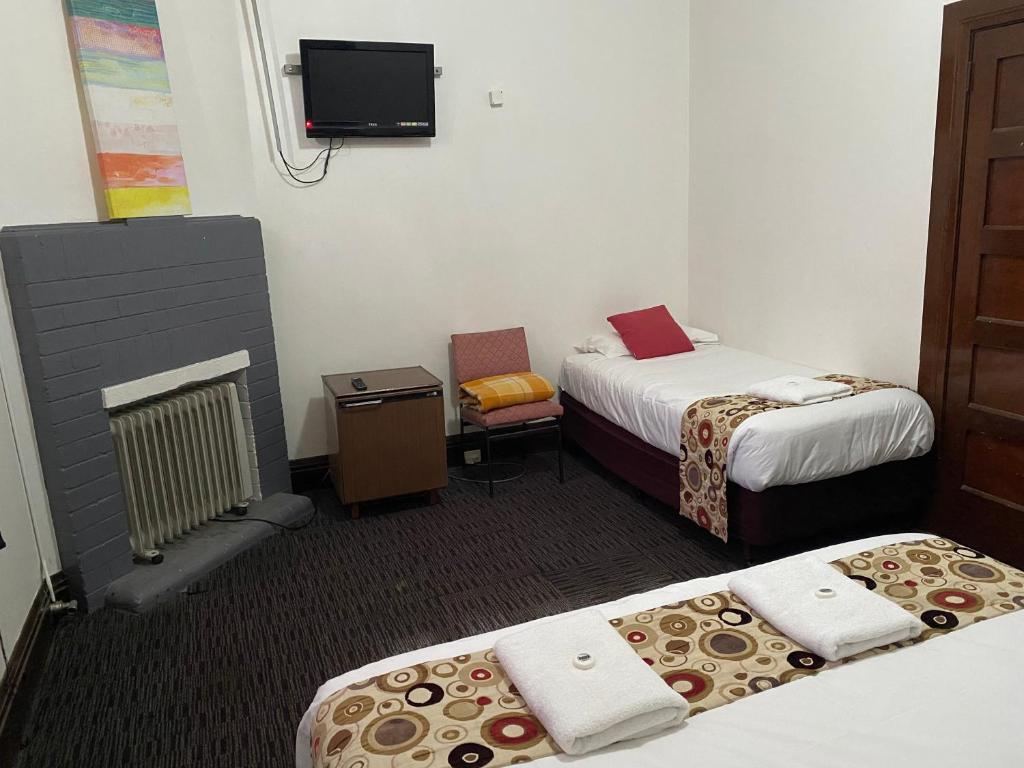 The Exchange Hotel Blayney - Habitación Gemela Estándar Con Baño Compartido