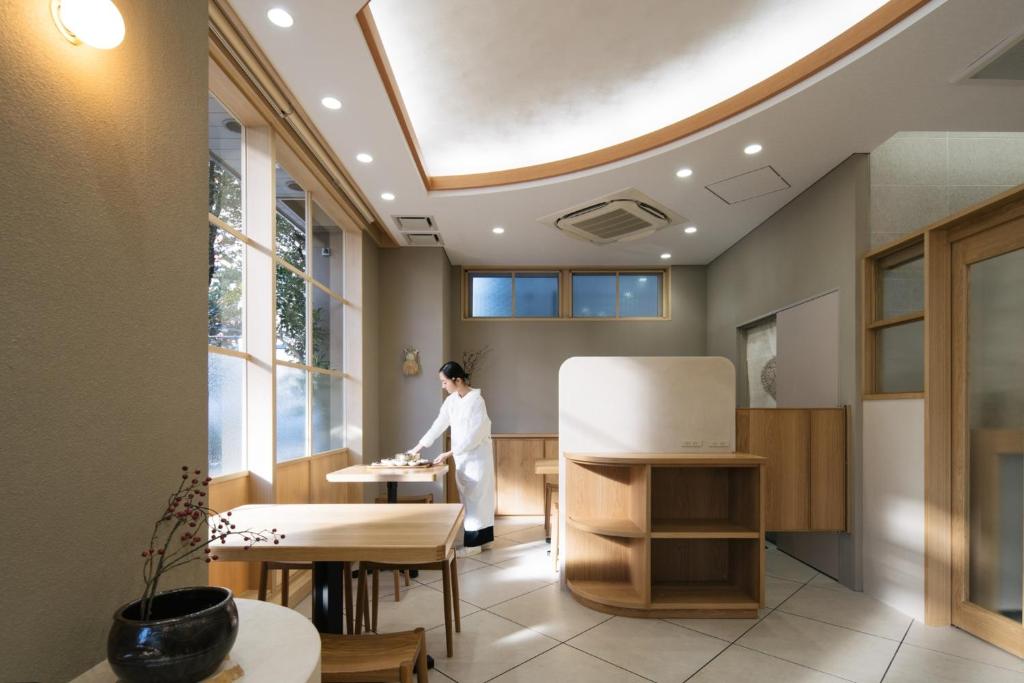 Posezení v ubytování Eins.Inn Umeda Higashi