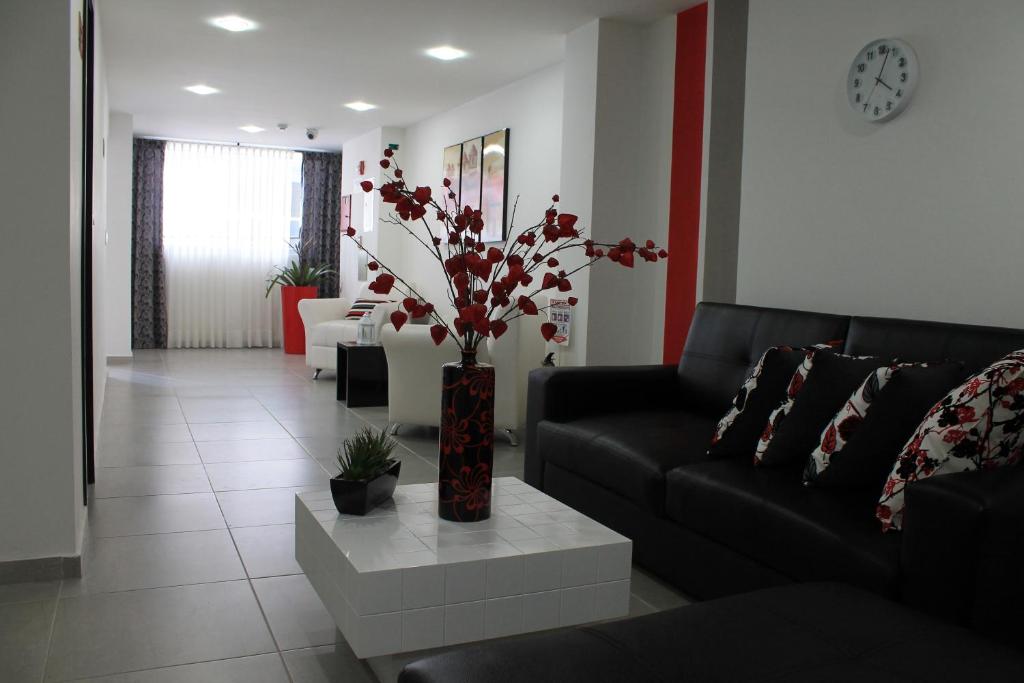 Posezení v ubytování Hotel Guadalupe Plaza