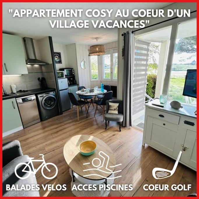 une publicité pour une apartmentosity au courdin village canvass dans l'établissement 