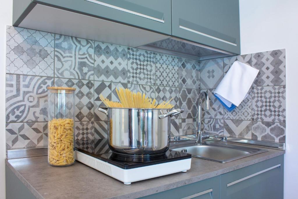 Een keuken of kitchenette bij Villa Onedo