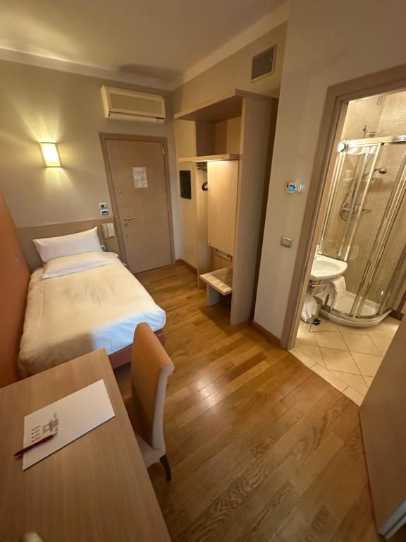 Koupelna v ubytování Hotel Dei Vicari