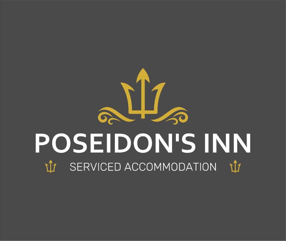 un logotipo para una organización oculta versed en Poseidon Inn en Lossiemouth