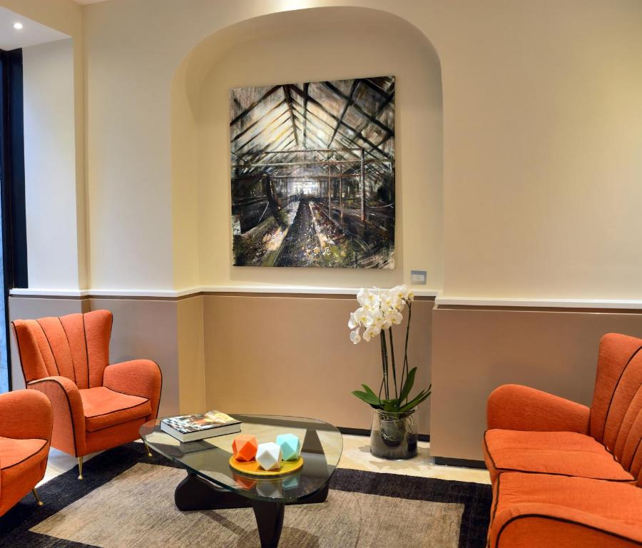 Posezení v ubytování LH Hotel Lloyd Roma