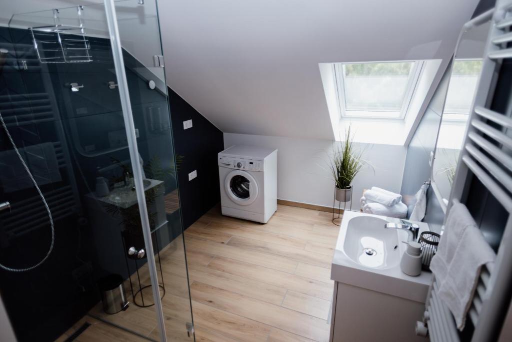 A bathroom at Zafír Home