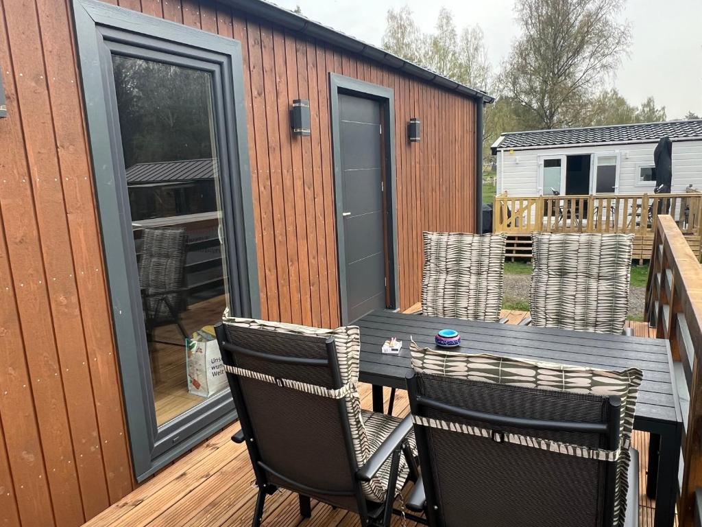 Balkón nebo terasa v ubytování Tinyhouse Frida