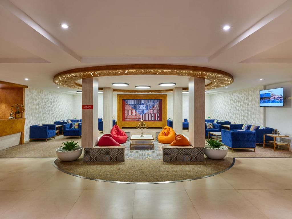 Posezení v ubytování Simcha Island, Indore